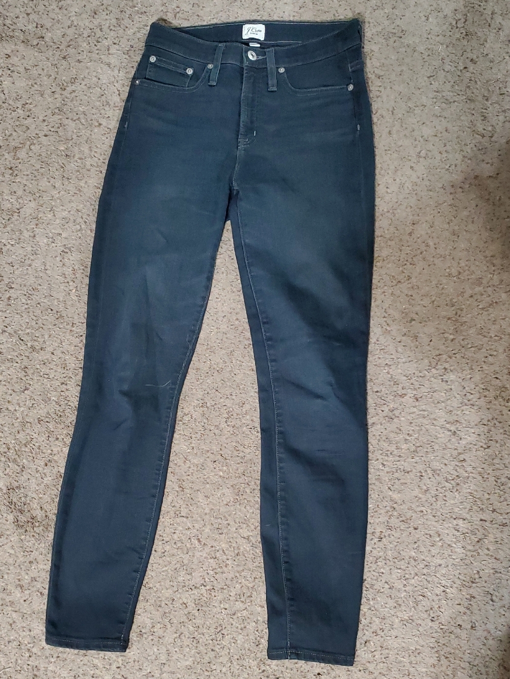 J.Crew Dark Blue Size 26 High-Rise Skinny Jeans